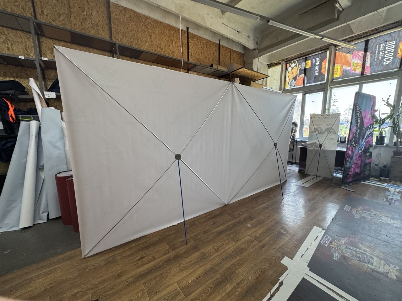 Стенд Х-Банер (стенд павук) Professional 400x200 см Стенд Х-Банер (Стенд Павук) Professional 400X200 См - Зображення 5